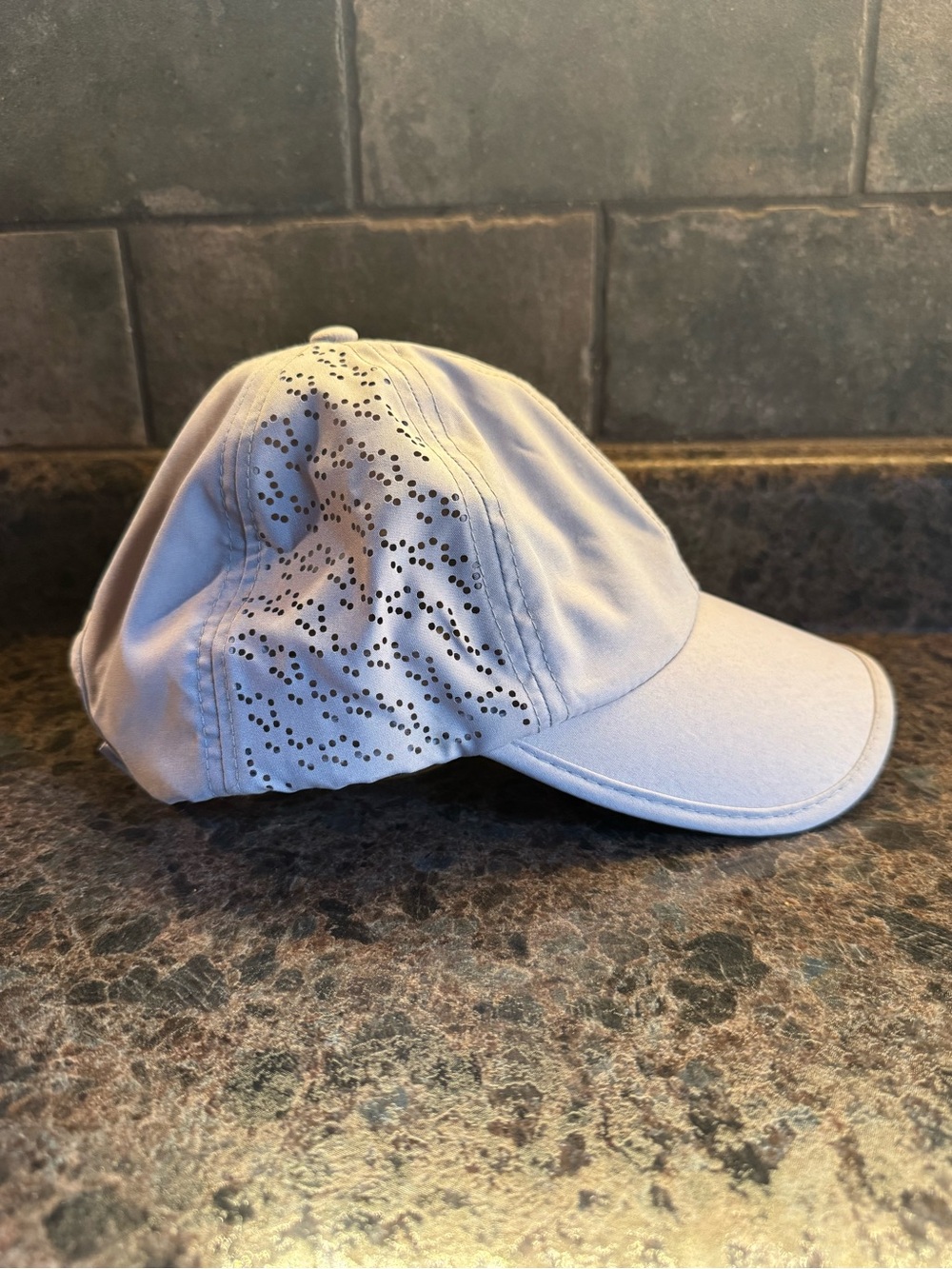 Layer 8 Gray Women’s Performance Baseball Cap - Picture 4 of 6